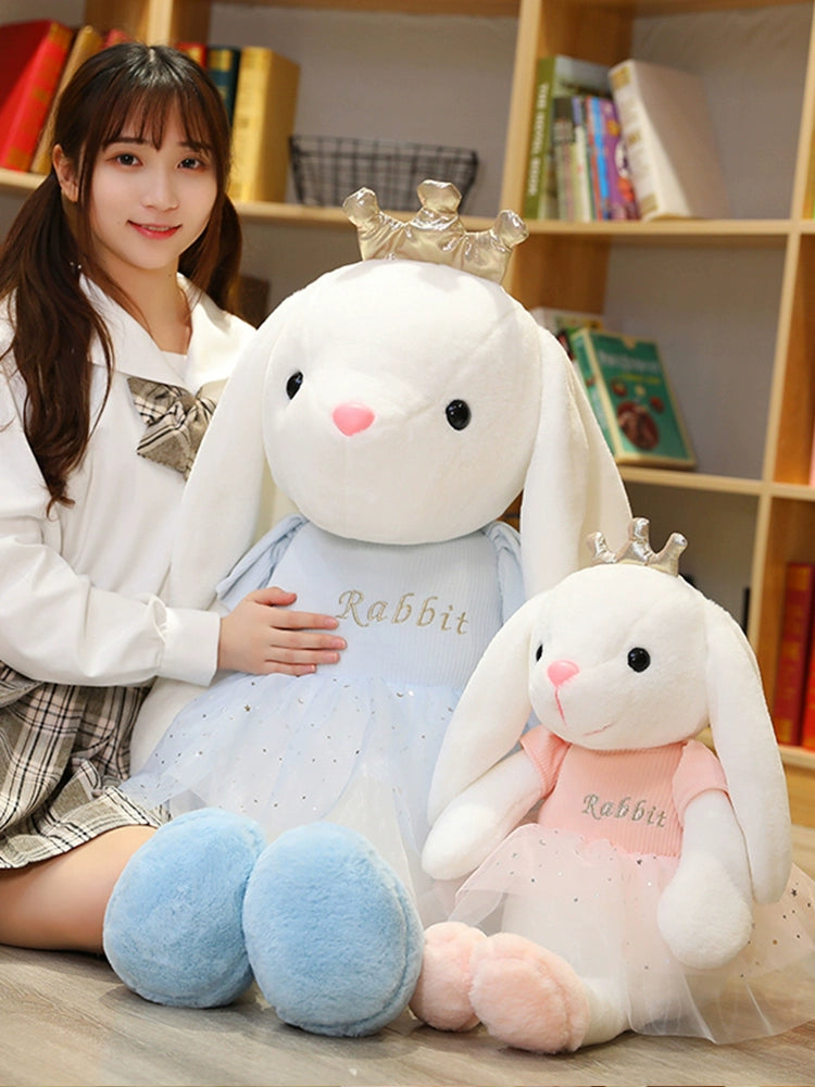 Ballet Rabbit Doll Plush Toys Pink Bunny Doll Ragdoll Sleep Pillow Birthday Gift Girl