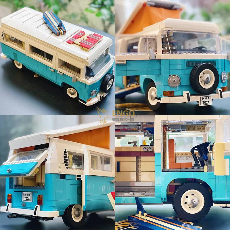 Puzzle Assembling Retro T1 Volkswagen T2 Camping Car