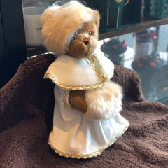 Authentic White Dress Lady Five Joint Teddy Bear Birthday Exquisite Gift Teddy Bear Doll Plush Toys