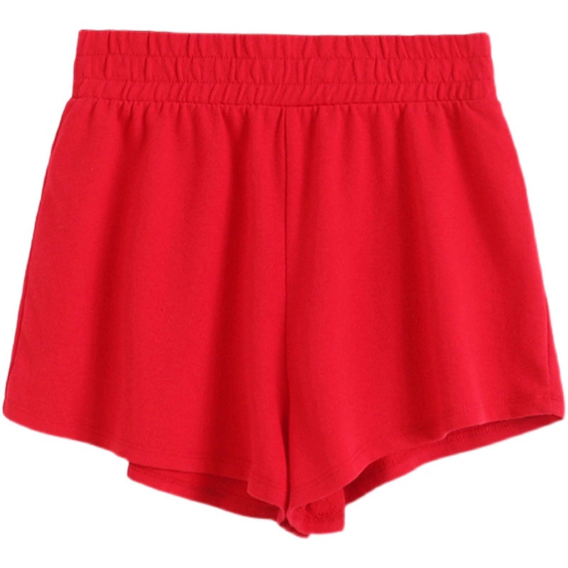 Casual Terry High-Waist Slim Looking Soft Comfortable Shorts