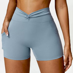 Yoga Shorts Casual Outdoor Running Exercise Shorts Women's Hip Raise Fitness Pants