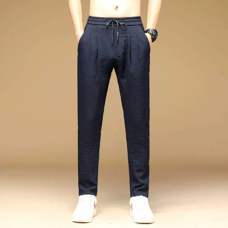 Non-Magnetic Elastic Band Security Door Work Casual Pants