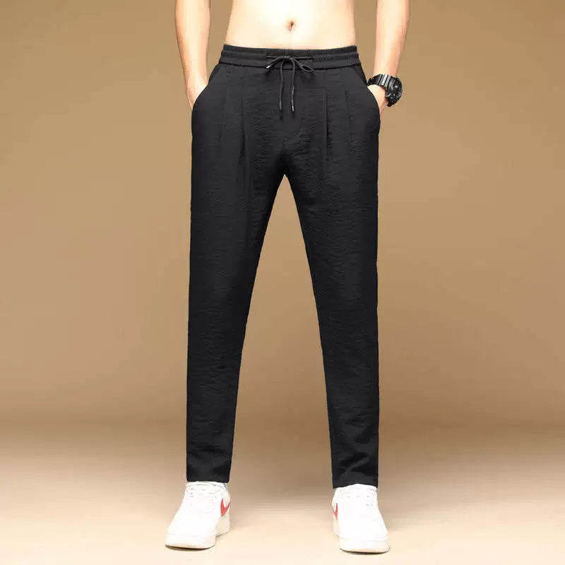 Non-Magnetic Elastic Band Security Door Work Casual Pants