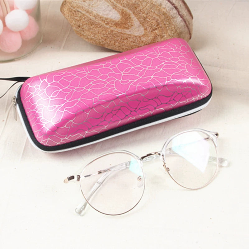 Leather Glasses Case Eva Zippered Box Sunglasses Case Sunglasses Case Small Square Box Factory Direct Sales