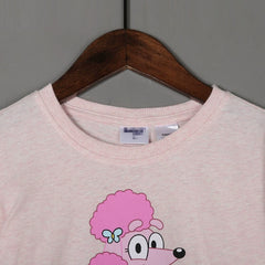 Children's Cotton Cartoon round Neck Short Sleeve T-shirt