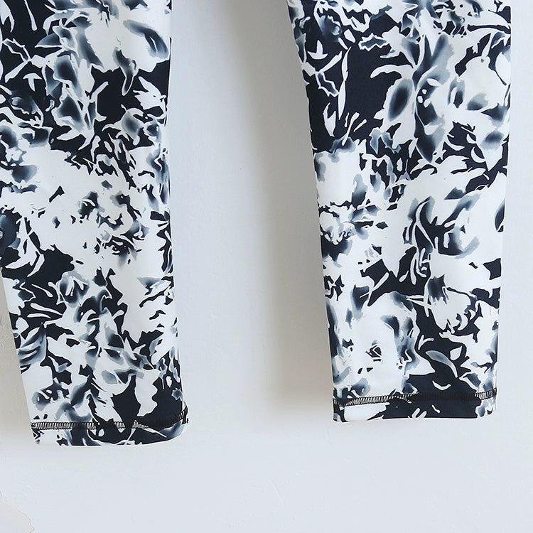 Printed Color Hip Lifting Stretch Thin Quick-Dry Yoga Pants
