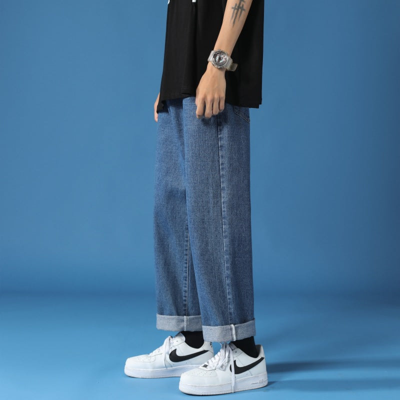 Jeans Men's Baggy Straight Trousers