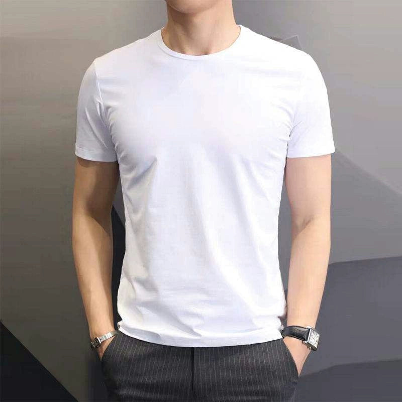 Net Batch Pure White Men Short Sleeve T-Shirt