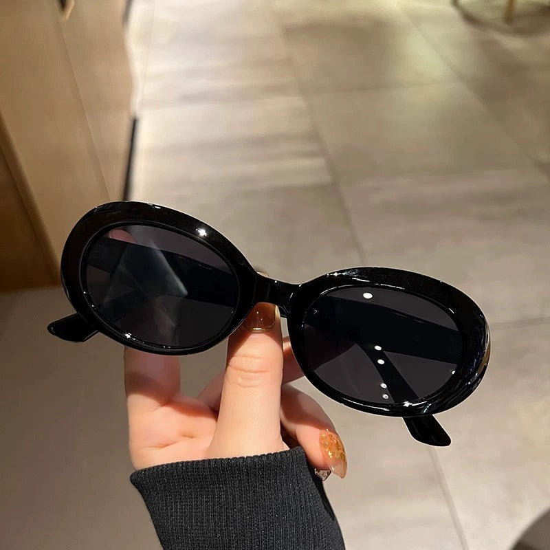 British Oval UV Protection Xiaohongshu Sunglasses