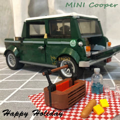 Puzzle Assembling Retro Mini Car BMW Mini Cooper Adult Assembled Toy