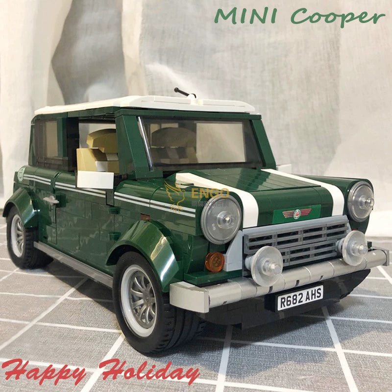 Puzzle Assembling Retro Mini Car BMW Mini Cooper Adult Assembled Toy