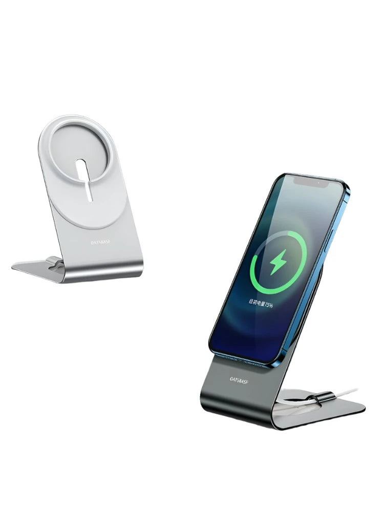 Mobile Phone Magnetic Wireless Charger Fast Charging Base Fixed Magesafe Desktop Stand