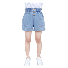 Denim Loose Children's Casual Shorts Thin Summer Wear