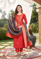 Vivil Silk Kurti Pant Dupatta