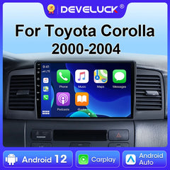 Android 12 Car Radio For Toyota Corolla E120 2000 - 2004 2 Din Stereo Multimedia Video Player GPS 4G WIFI Carplay Auto DVD QLED