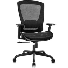 Office Chair,Ergonomic Computer Desk Chair, Sturdy Task Chair- Adjustable Lumbar Support & Armrests