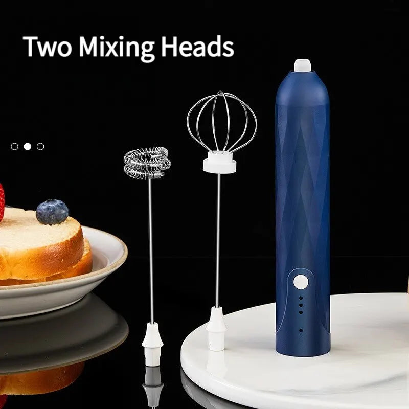 Electric Egg Beater 3 Speeds Milk Frother