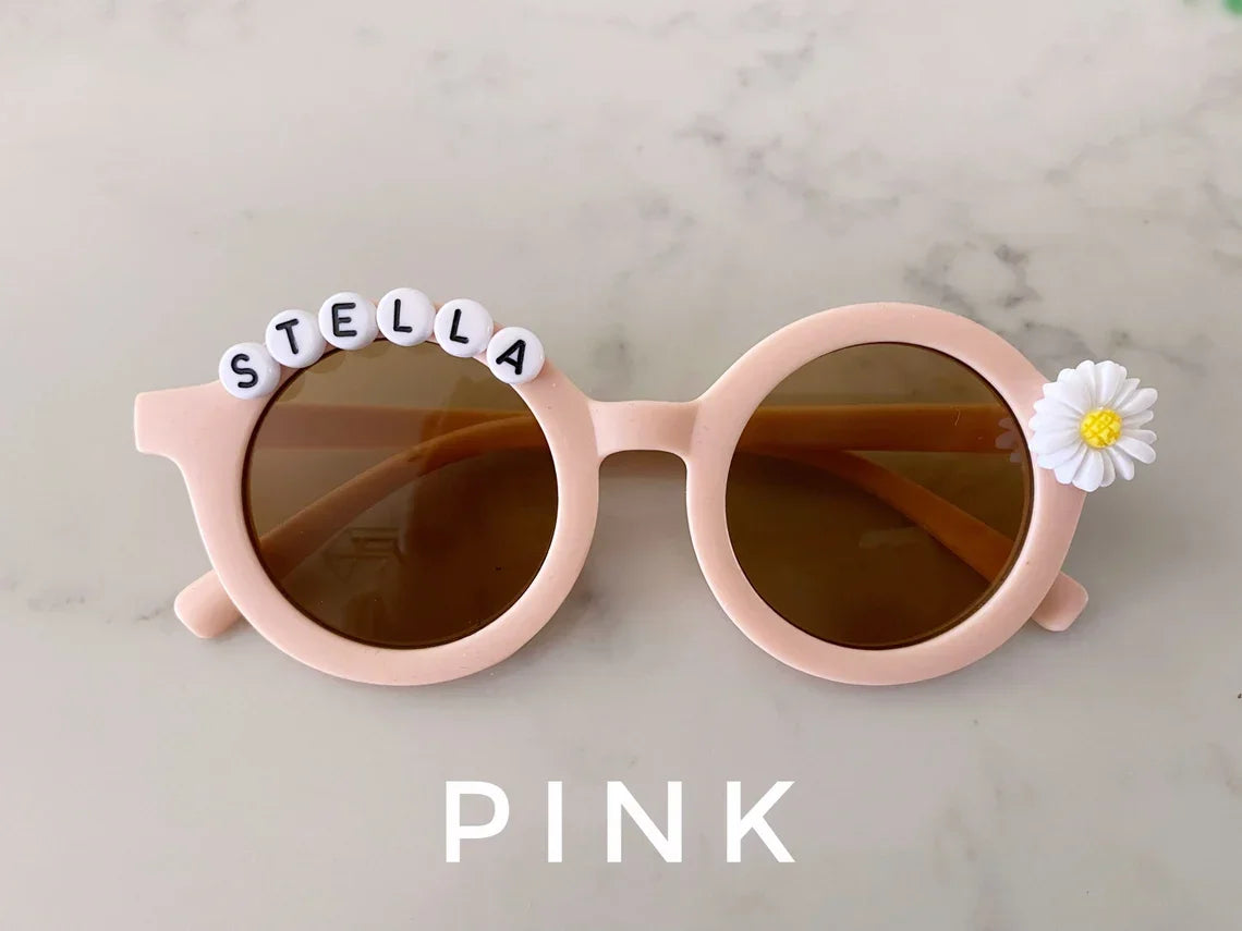 Kids Personalized Name Sunglasses Toddler Sunglass Birthday Gift Baby Girl Gifts Sun Protection Outdoor Eyewear  Party Favors