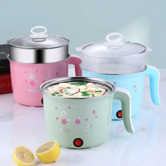 220V Multifunction Electric Cooker Home Hot Pot 1-2 People Heating Pan Cooking Pot Machine Mini Rice Cooker Kitchen Appliances