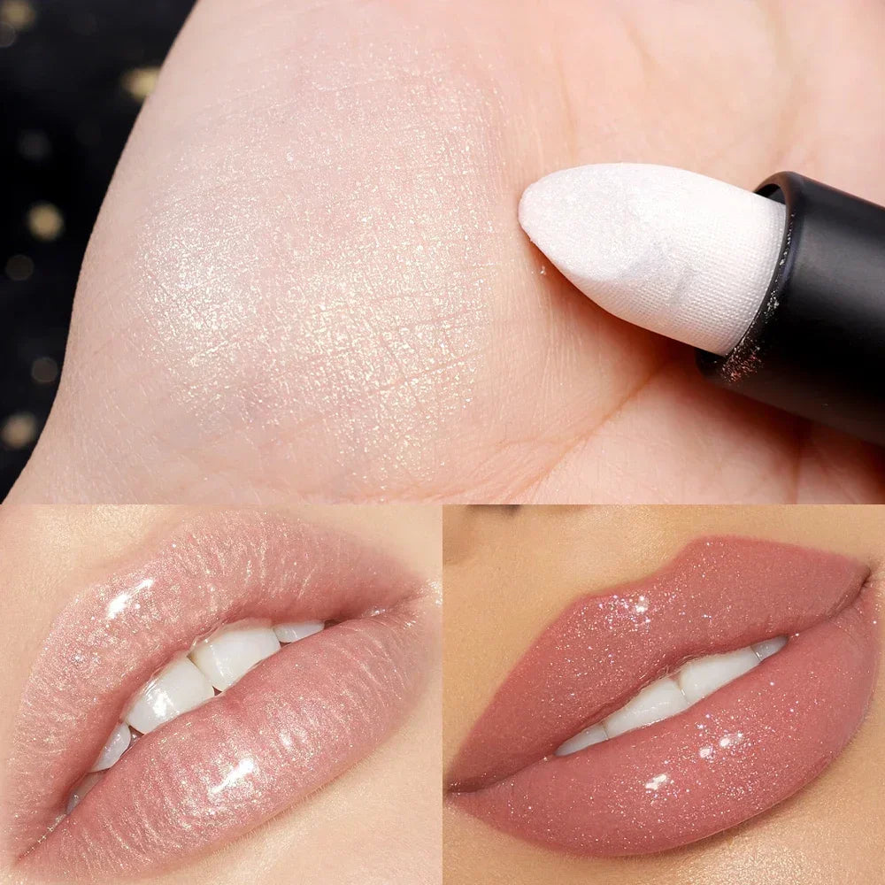 Waterproof Diamond Glitter Lipstick Long Lasting Matte Glitter Pearl Lipsticks