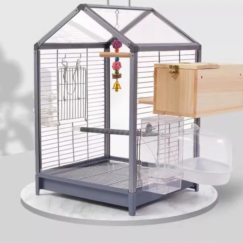 Palomas Parrot Bird Cage Accessories Feeder Carrier Passaros Bird House