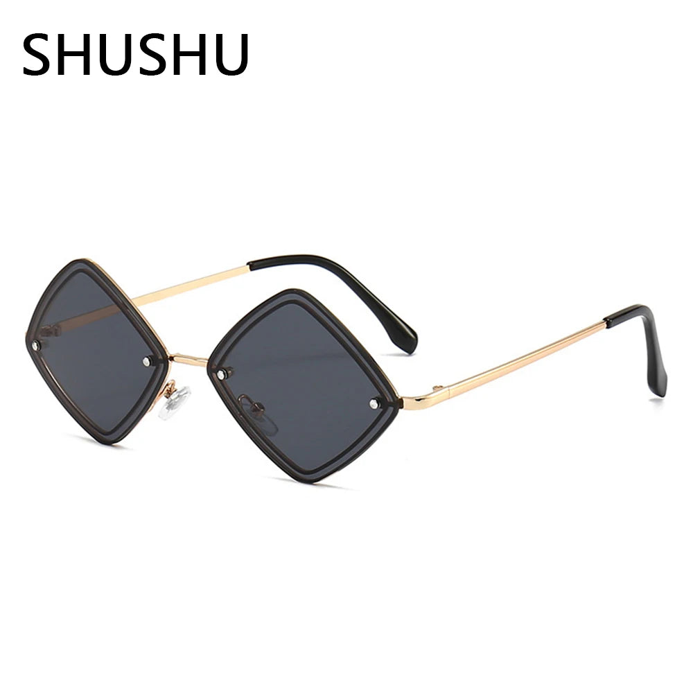 Quadrilateral Small Sunglasses Retro For Women