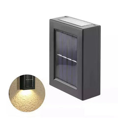 Solar Up and Down Spot Lights Outdoor, Street Wall Light Lamp Solar Powered Sunlight Waterproof Solar Lamp