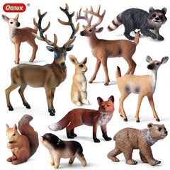 Christmas Children Cognitive Gift Wild Forest Animal Deer Model Simulation Toy