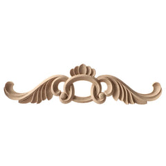 Wood Carving Natural Wood Appliques Door Furniture