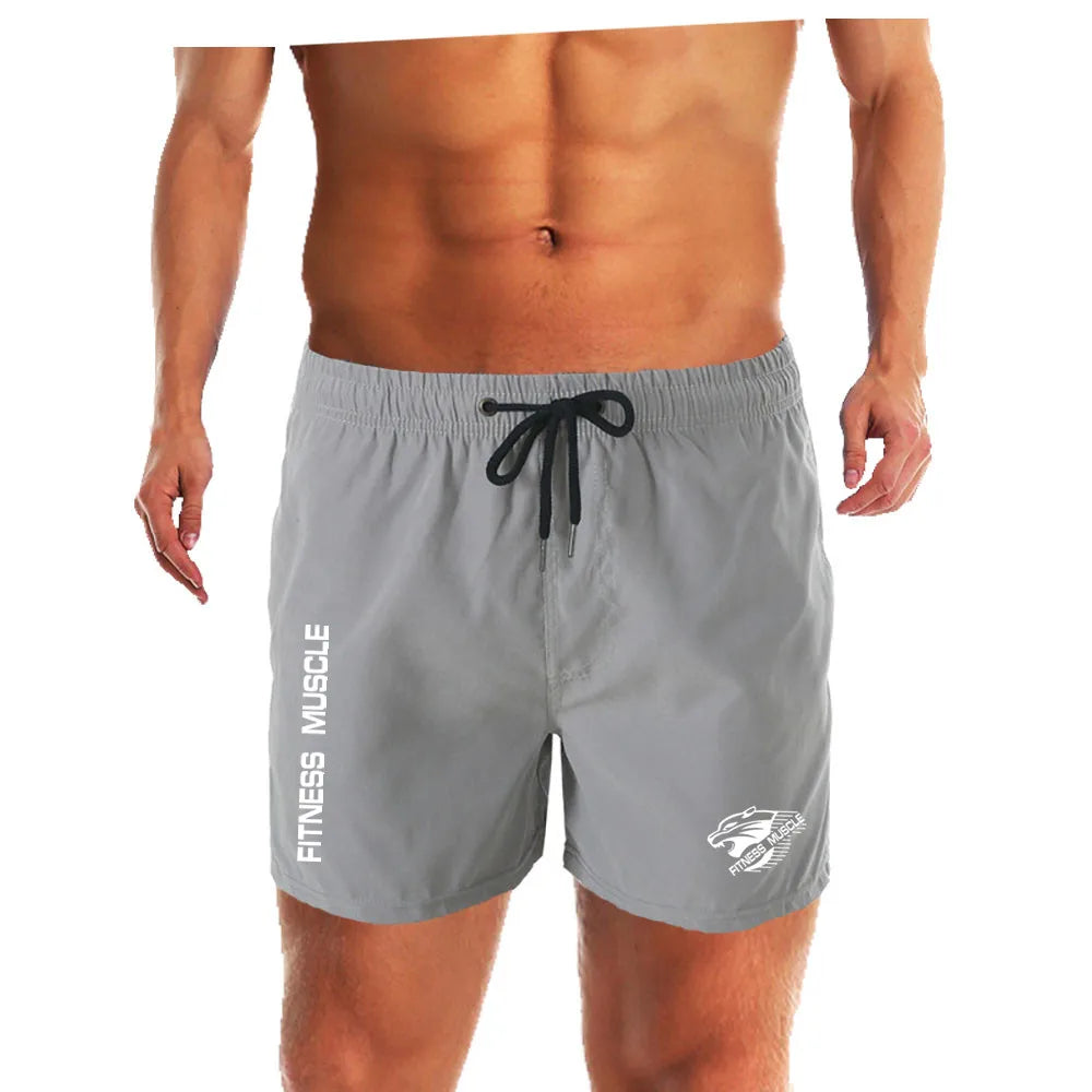 Smmer Bermuda Seaside Beach Shorts Men Quick Drying Swiming Short Pants