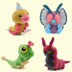 Pokemon Butter free Caterpie Scolipede Weedle Plush Cartoon Cute Plush Toys