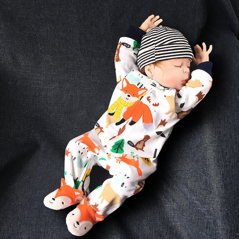 Newborn Baby Clothing Winter Boys Jumpsuit