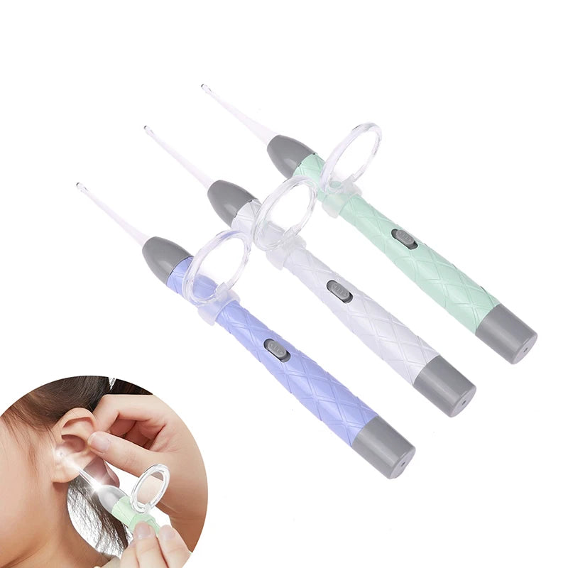 Ear Cleaning Tool Ear Picker With Light Ear Cleaner Wax Removal USB Rechargeable Ear Wax Remover Set Portable