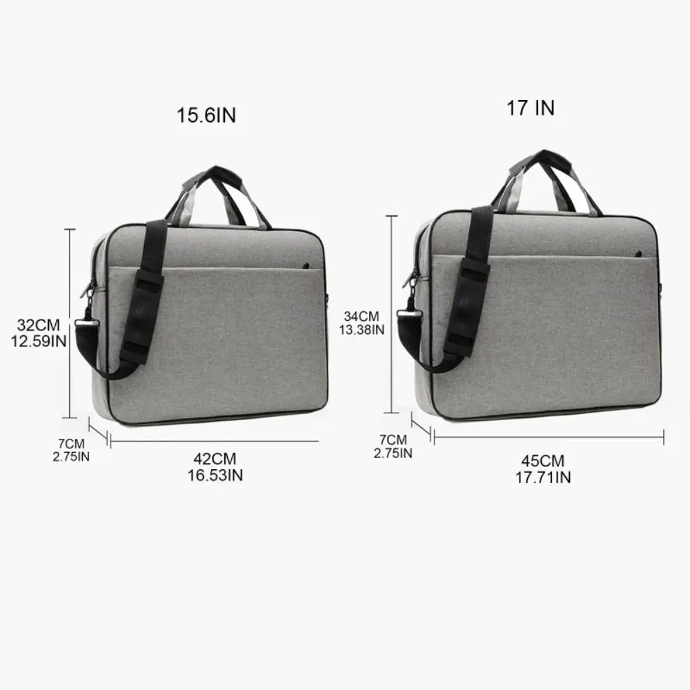 Large Capacity Laptop Bag 15.6 17 inch Protective Laptop Case Strap Carrying Computer Notebook for Lenovo/HP/Dell/Asus/Samsung