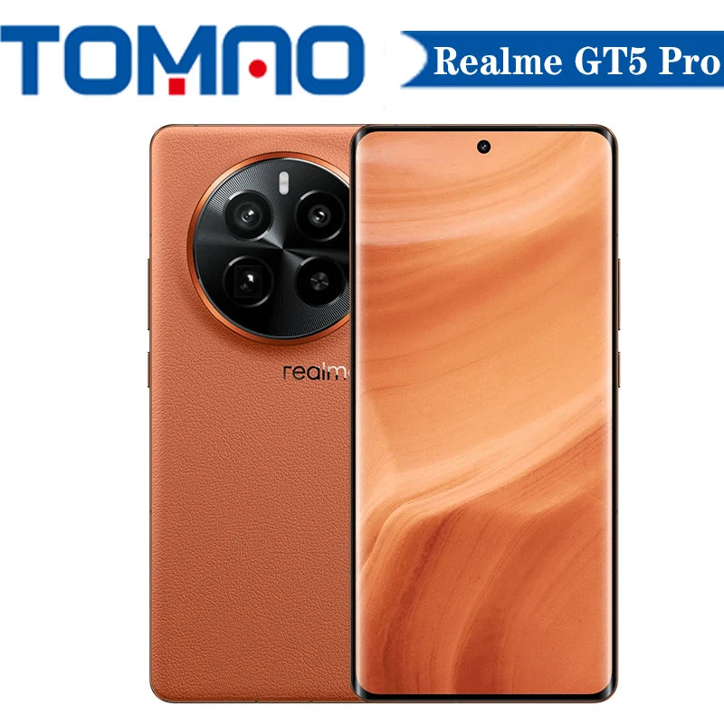 Realme GT5 GT 5 pro 5G Cell Phone 6.78" 144Hz Snapdragon 8 Gen 3 Octa Core 50MP Main Camera 50W wireless charging 5400mAh 100W