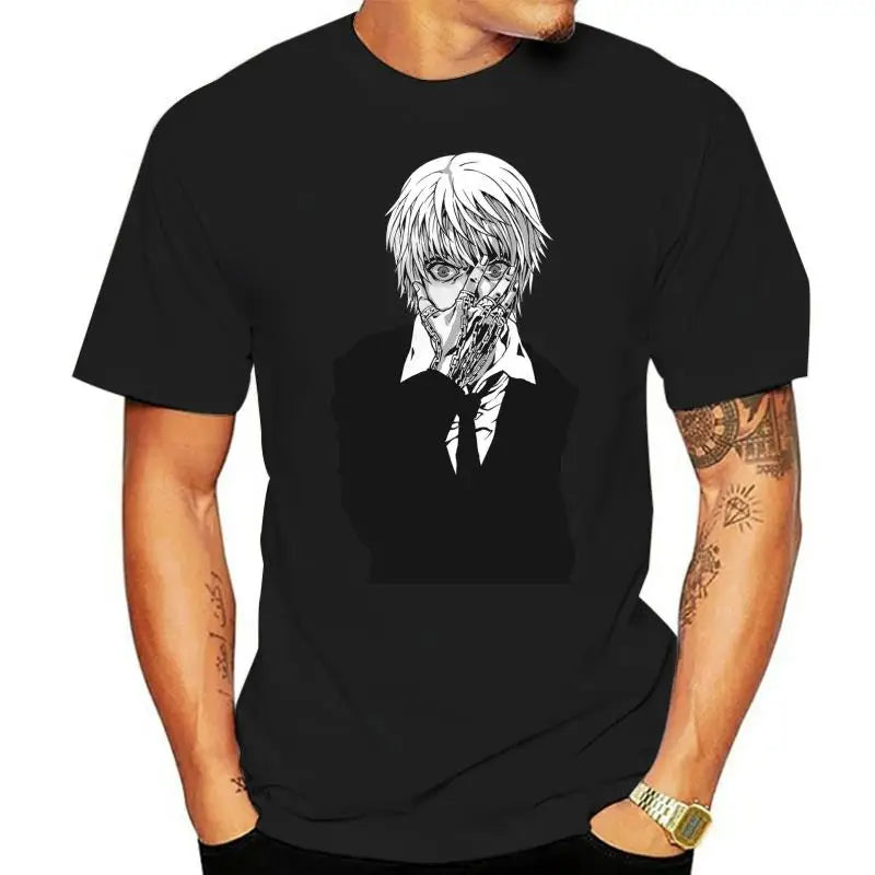 Hunter X Hunter Anime Kurapika Last Kurta Clan Men'S T Shirt Black Top Quality Cool Casual Tee Shirt