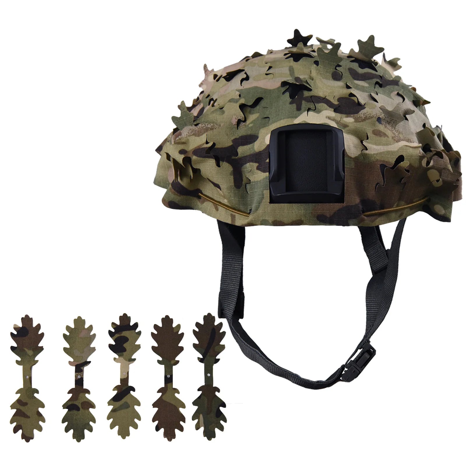 JOAXOR Airsoft FAST Tactical Helmet Cover Camo Paintball Hunting Shooting Camouflage Gear 4 Colors