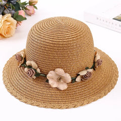 Sun Grass Hat Beach Flower Rope Women's Fashion Accessories Designer Hat
