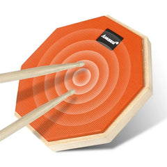 8 Inch Rubber Wooden Dumb Drum Practice Training Drum Pad