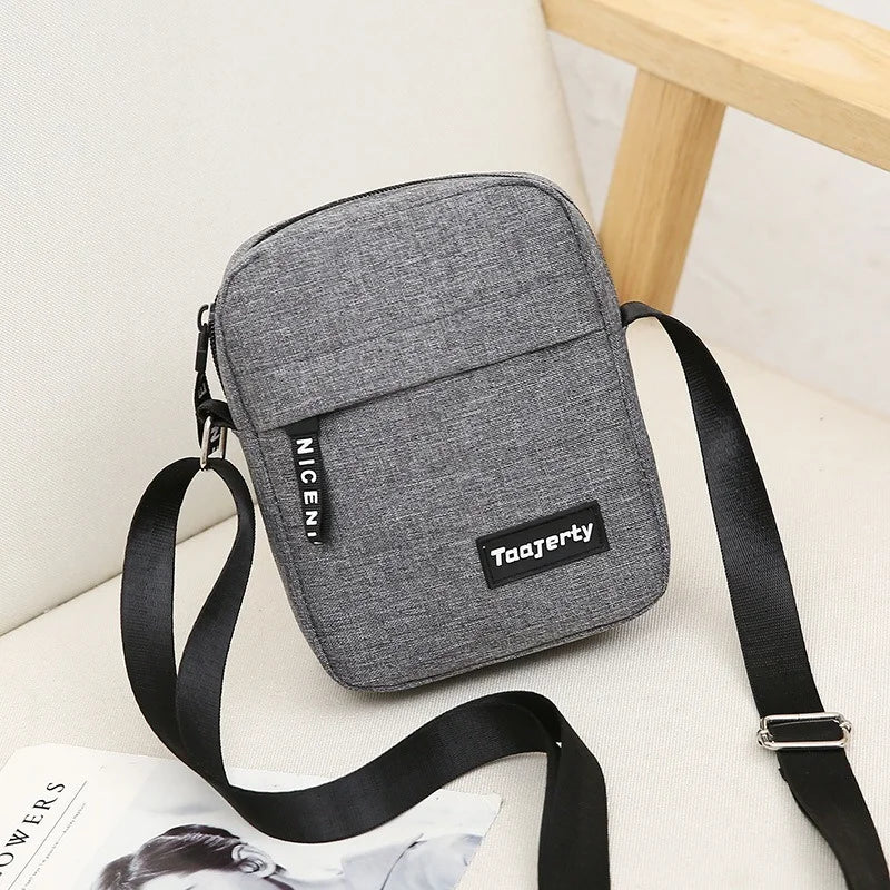 Men's Bags Canvas Messenger Bag Casual Crossbody Shoulder Bags