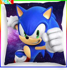 Sonic Home Sofa Decorative Pillow Car Living Room Pillow Short Plush Pillowcases