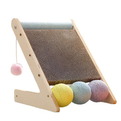 Cat Scratching Ball Toy Kitten Sisal Rope Ball Board Grinding Paws Toys Cats Scratcher Wear-resistant Pet Furniture Supplies