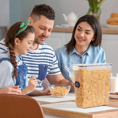 Cereal Storage Containers with Lids 1/2/4pcs Airtight Food Kitchen Organization Box