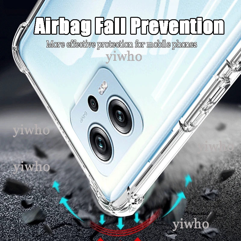 Luxury Clear Soft Silicone Case for Xiaomi  Mobile Phone Cases Back Covers