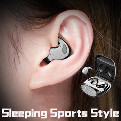 SK Ultra-thin Sleep Headphones 5.3 Wireless Bluetooth Headset Invisible Earbuds Hidden In Ear Button Sports Earphones Waterproof