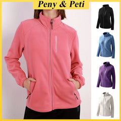 Women Winter Sports Jacket Outdoor Running Jackets Sportswear