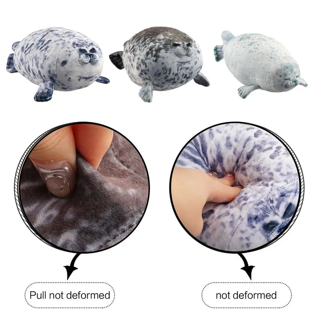 Fat Plush Foca Gorda Seal Toy Stuffed Animal Foca Guatona Peluche Soft Doll