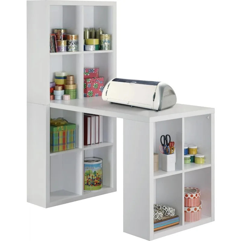 Contemporary Desk, White