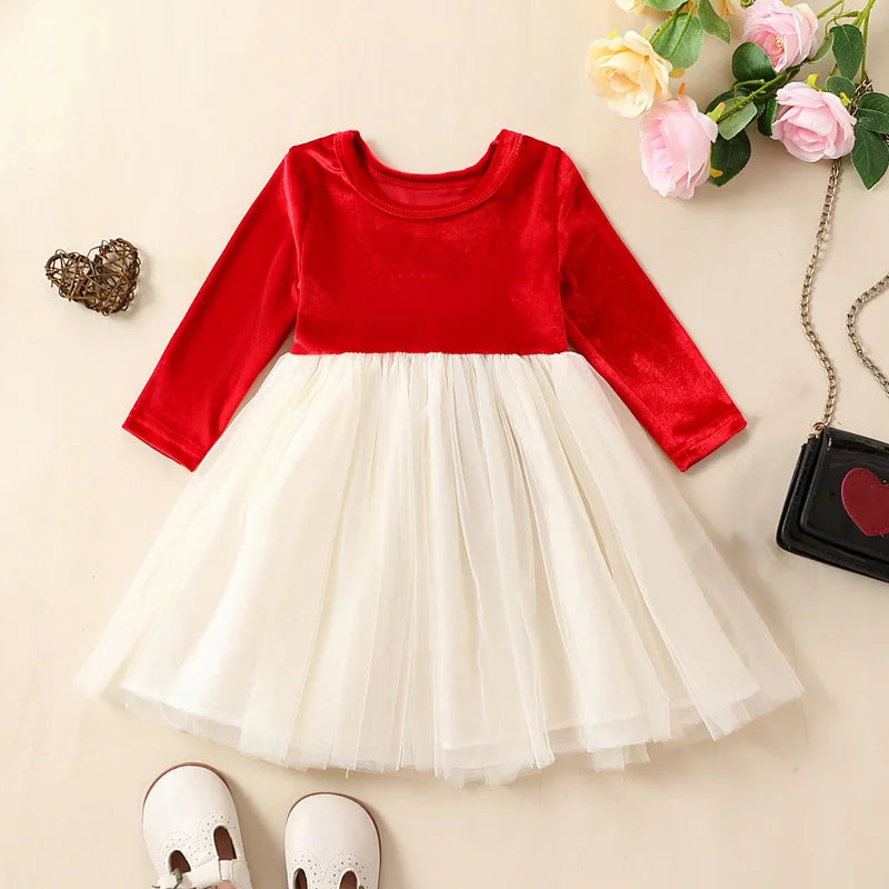 Valentine s Day Outfits 6 12 18 24Months 3t 4t 4t 5t Toddler Baby Girl Heart Long Sleeve Tutu Tulle Princess Party Dress