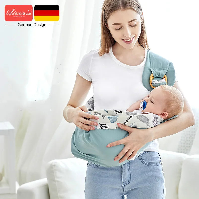 Cotton Wrap Sling Baby Carries Newborn Comfortable Infant Kangaroo Bag